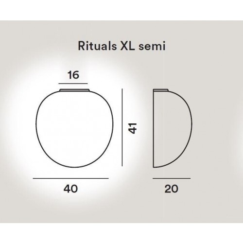 포스카리니 Rituals Semi XL 그래파이트 Foscarini Rituals Semi XL Graphite 01965