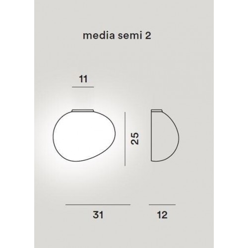 포스카리니 그레그 Media (M) semi 2 Mylight E27 (블루투스) 그래파이트 Foscarini Gregg Media (M) semi 2 Mylight E27 (Bluetooth) Graphite 01951