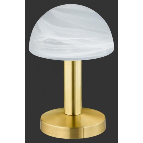 트리오 Fynn 테이블조명/책상조명 매티드 브라스 / 화이트 Trio Fynn Table Lamp Matted brass / White 33337