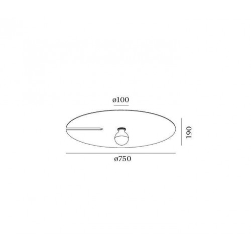 웨버 앤 듀크레 Mirro CEILING | WALL 3.0 골드 / 블랙 Wever & Ducre Mirro CEILING | WALL 3.0 Gold / Black 30344