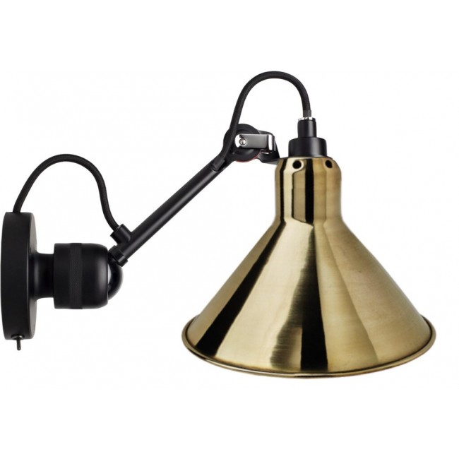 DCW 에디션 램프 그라스 304 SW Conic 블랙 / 브라스 DCW EDITIONS Lampe Gras 304 SW Conic Black / Brass 28814