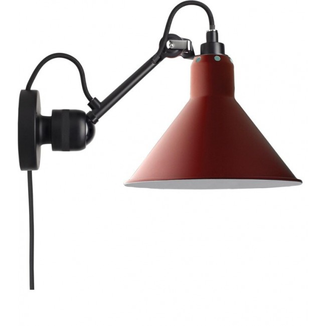 DCW 에디션 램프 그라스 304 CA Conic 블랙 / Red DCW EDITIONS Lampe Gras 304 CA Conic Black / Red 28799