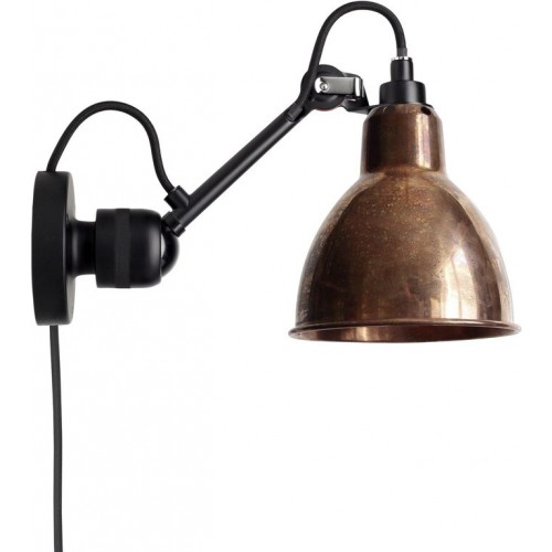 DCW 에디션 램프 그라스 304 CA Round 블랙 / Raw 코퍼 DCW EDITIONS Lampe Gras 304 CA Round Black / Raw Copper 28785
