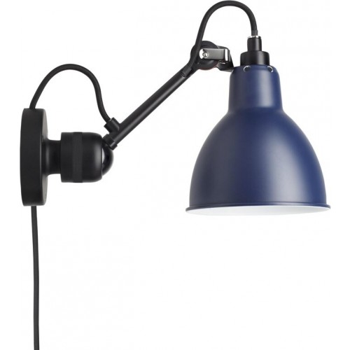 DCW 에디션 램프 그라스 304 CA Round 블랙 / 블루 DCW EDITIONS Lampe Gras 304 CA Round Black / Blue 28783