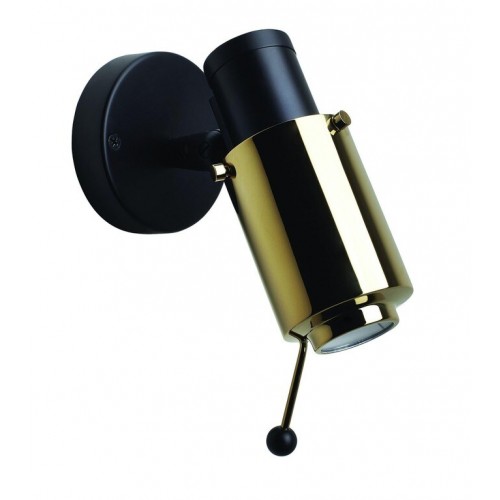 DCW 에디션 비니 Spot Bulb (튜브 with stick) 블랙 / 골드 DCW EDITIONS Biny Spot Bulb (tube with stick) Black / Gold 24479