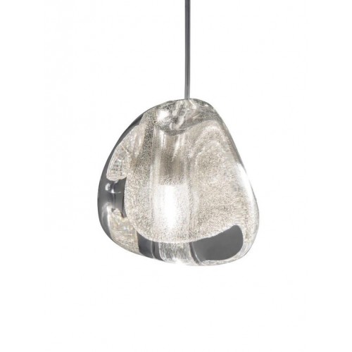테르자니 Mizu round 캐노피 with 15 펜던트S LED 1-10V/Push/DALI dim 화이트 / 트랜스페런트 Terzani Mizu round canopy with 15 pendants  LED 1-10V/Push/DALI dim White / Transparent 19521