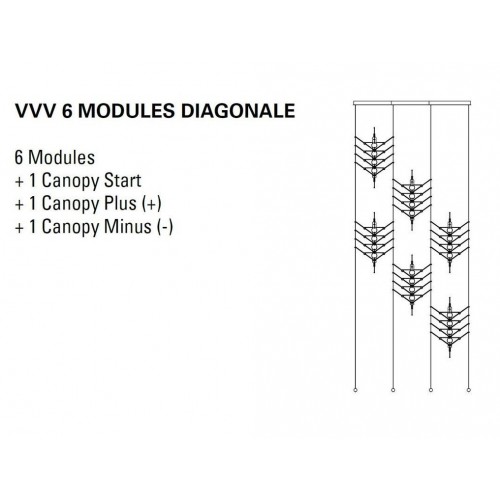 DCW 에디션 VVV 3x6 Diagonal 골드 / 실버 DCW EDITIONS VVV 3x6 Diagonal Gold / Silver 15894