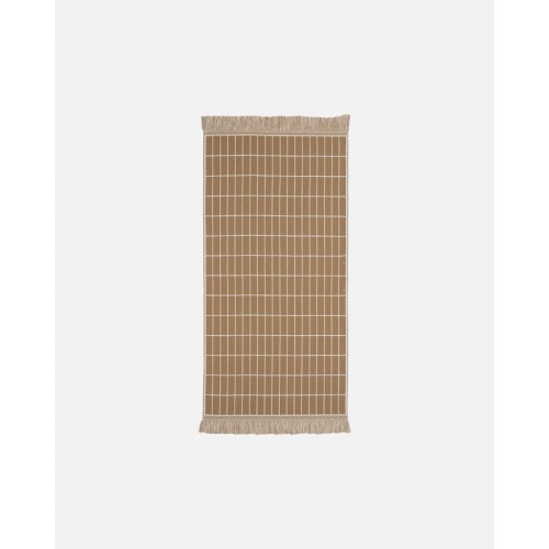 MARIMEKKO 마리메꼬 Pieni Tiiliskivi hand towel 50 x 70 cm brown - 오프 화이트 MA071791-810