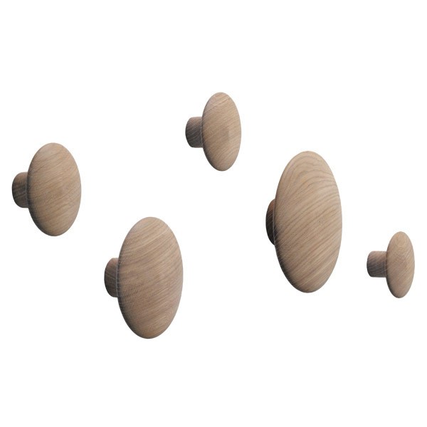 MUUTO 무토 Dots Wood 코트걸이S set of 5 oak MU3001