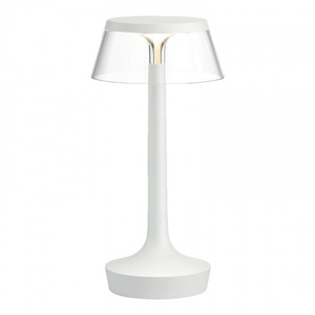 FLOS 본 쥬르 언플러그드 테이블조명 화이트 - clear Flos Bon Jour Unplugged table lamp  white - clear 06853