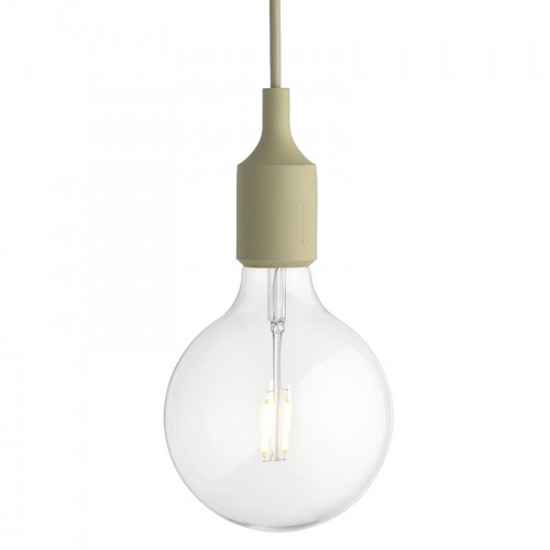 MUUTO 무토 E27 LED socket lamp beige 그린 without canopy MU05289