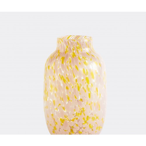헤이 Splash round 화병 꽃병 라지 핑크 and 옐로우 Hay Splash round vase  large  pink and yellow 00582