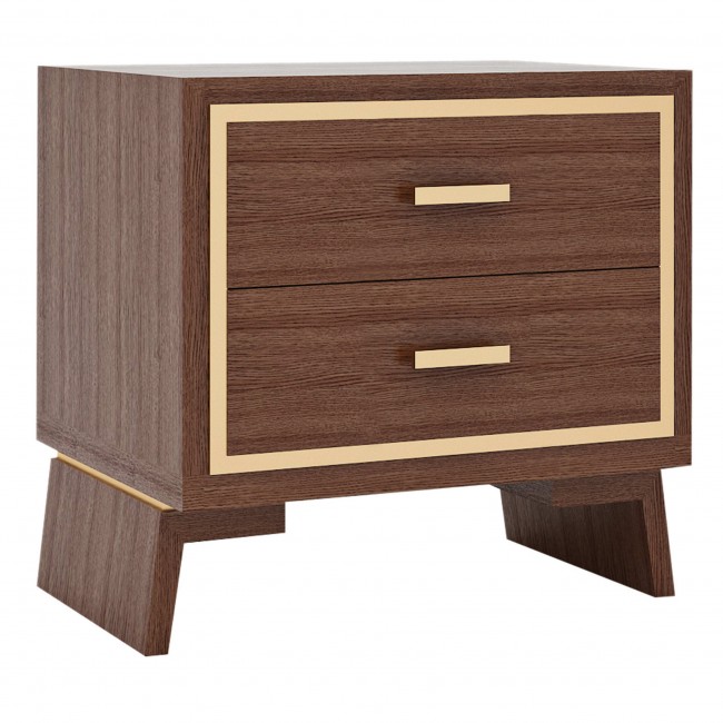 Inedito / Asnaghi Hamptons Wood Nightstand by Giannella Ventura 11593
